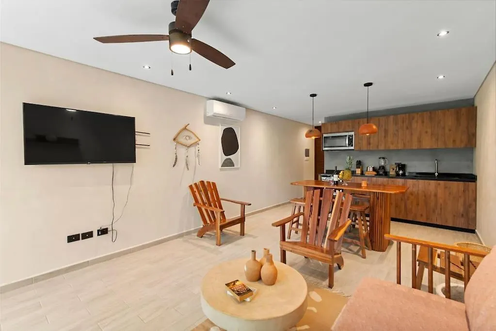Апартаменты Condominio De Lujo En Tulum Con Jacuzzi Privado Мексика
