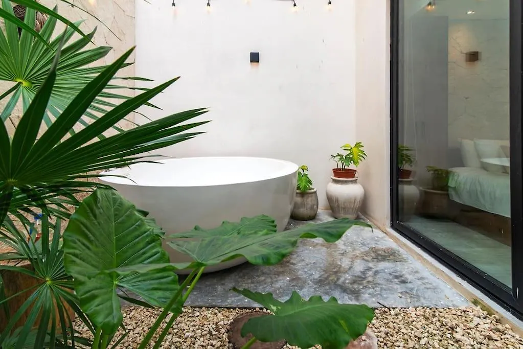 Condominio De Lujo En Tulum Con Jacuzzi Privado